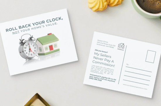 Roll back daylight savings postcard home value